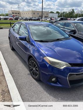 Blue Crush Metallic 2014 Toyota Corolla S Plus
