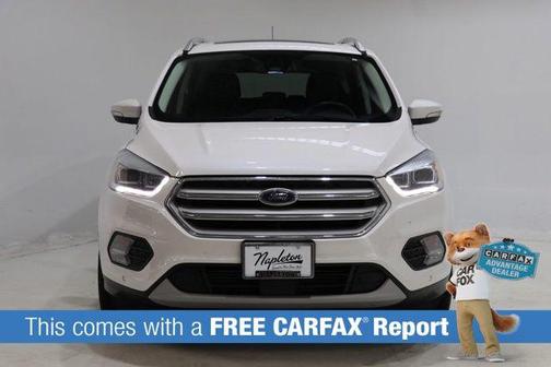 White Platinum Clearcoat Metallic 2018 Ford Escape Titanium