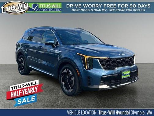Mineral Blue 2025 Kia Sorento Plug-In Hybrid SX Prestige