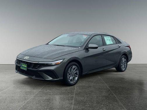 Amazon Gray 2026 Hyundai ELANTRA HEV Blue