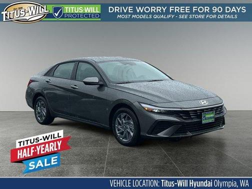 Amazon Gray 2026 Hyundai ELANTRA HEV Blue