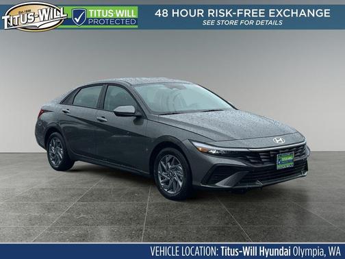 Amazon Gray 2026 Hyundai ELANTRA HEV Blue