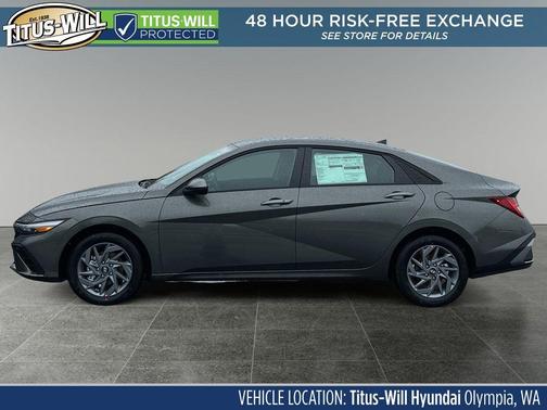 Amazon Gray 2026 Hyundai ELANTRA HEV Blue