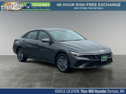 Amazon Gray 2026 Hyundai ELANTRA HEV Blue