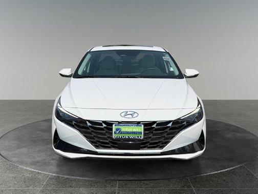 Quartz White 2021 Hyundai ELANTRA Limited