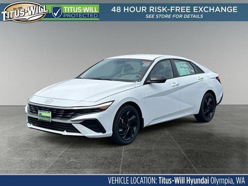 White 2026 Hyundai ELANTRA SEL Sport