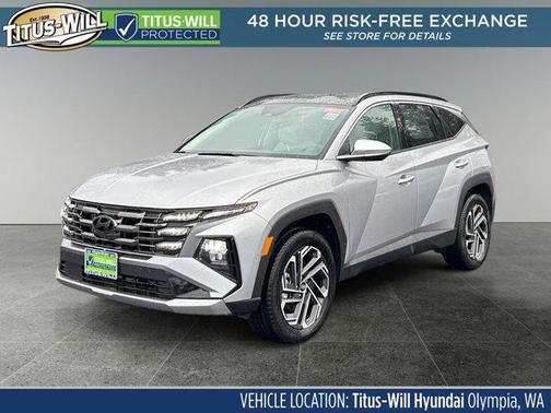 Shimmering Silver 2026 Hyundai TUCSON Hybrid Limited