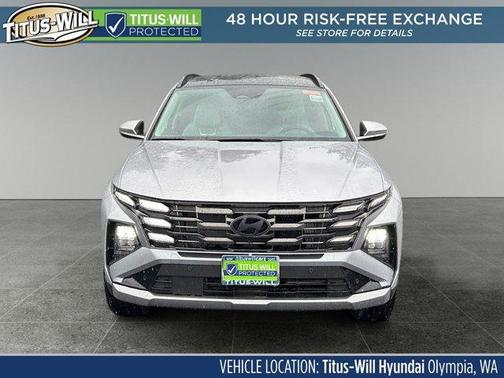 Shimmering Silver 2026 Hyundai TUCSON Hybrid Limited