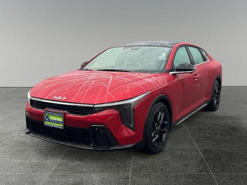 Currant Red 2025 Kia K4 GT-Line Turbo