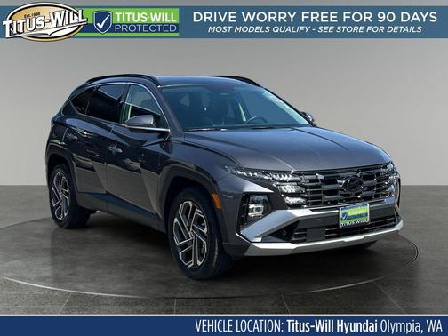 Titanium Gray 2025 Hyundai TUCSON Hybrid Limited