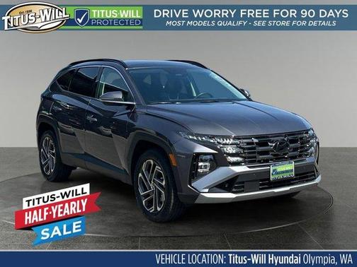 Titanium Gray 2025 Hyundai TUCSON Hybrid Limited