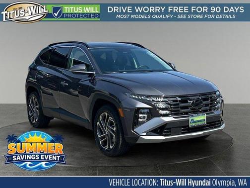 Titanium Gray 2025 Hyundai TUCSON Hybrid Limited