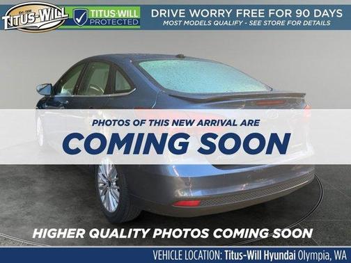 Blue Metallic 2018 Ford Focus Titanium