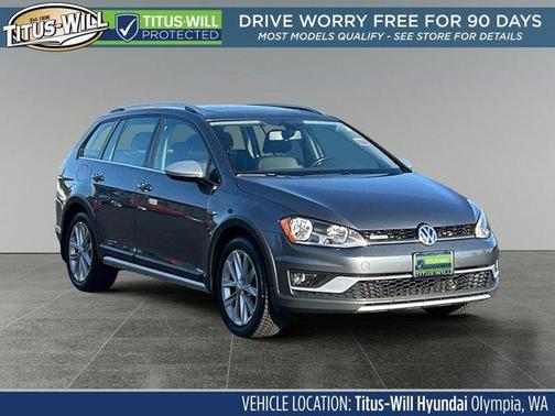 Platinum Gray Metallic 2017 Volkswagen Golf Alltrack TSI SE