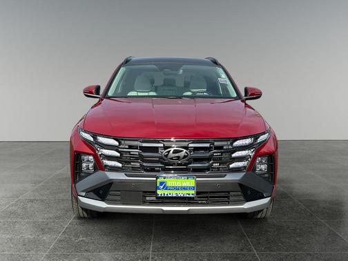 Red 2025 Hyundai TUCSON Hybrid Limited