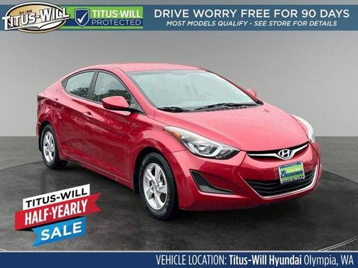 Geranium Red 2015 Hyundai ELANTRA SE