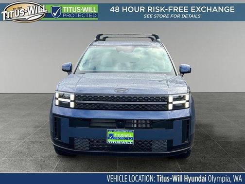 Atlantic Blue 2026 Hyundai SANTA FE HEV Calligraphy