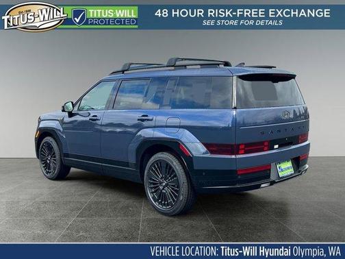 Atlantic Blue 2026 Hyundai SANTA FE HEV Calligraphy