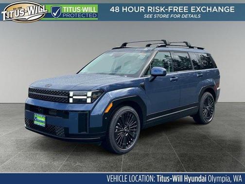 Atlantic Blue 2026 Hyundai SANTA FE HEV Calligraphy