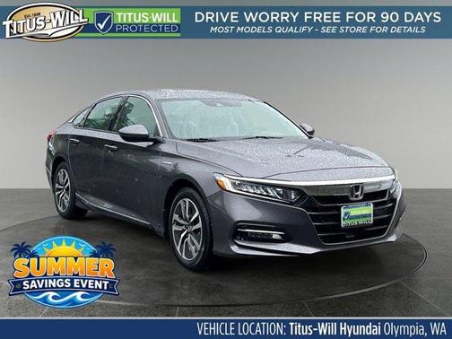 Gray 2019 Honda Accord Hybrid EX-L