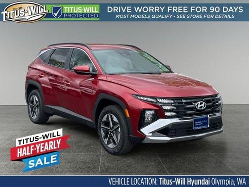 Red 2025 Hyundai TUCSON Plug-In Hybrid SEL