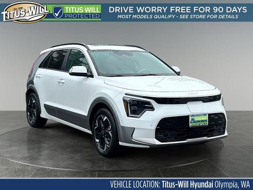Snow White Pearl 2023 Kia Niro EV Wave
