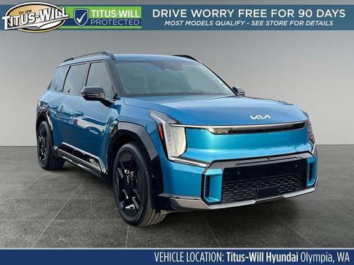 Ocean Blue 2024 Kia EV9 GT-Line