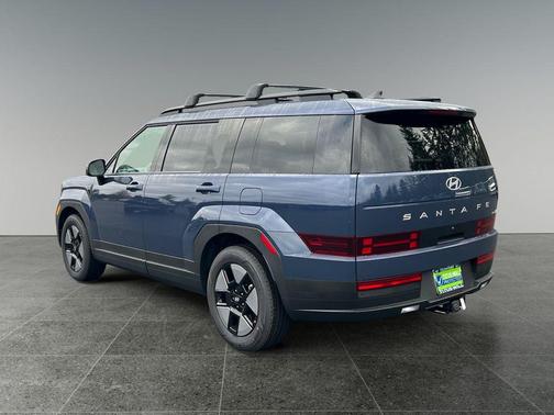 Atlantic Blue 2026 Hyundai SANTA FE HEV SEL
