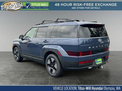 Atlantic Blue 2026 Hyundai SANTA FE HEV SEL