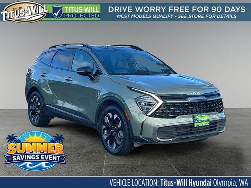 Jungle Green 2024 Kia Sportage X-Line