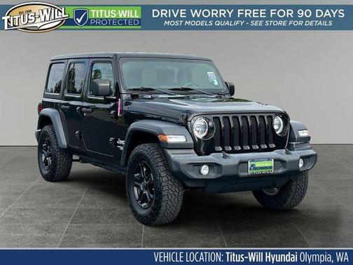 Black Clearcoat 2020 Jeep Wrangler Unlimited Sport