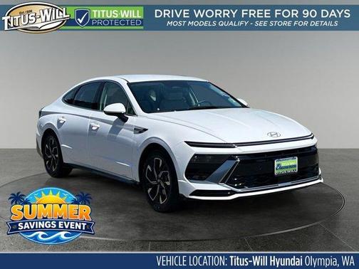 White 2025 Hyundai SONATA SEL