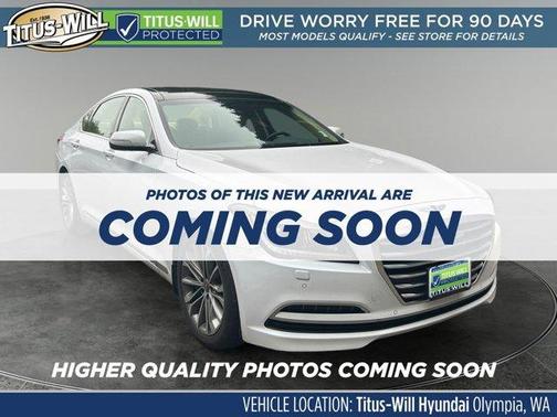Casablanca White 2015 Hyundai Genesis 3.8