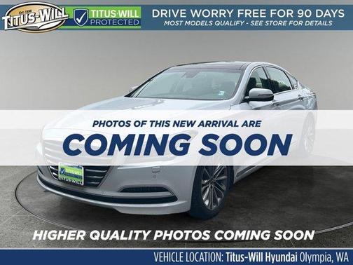Casablanca White 2015 Hyundai Genesis 3.8