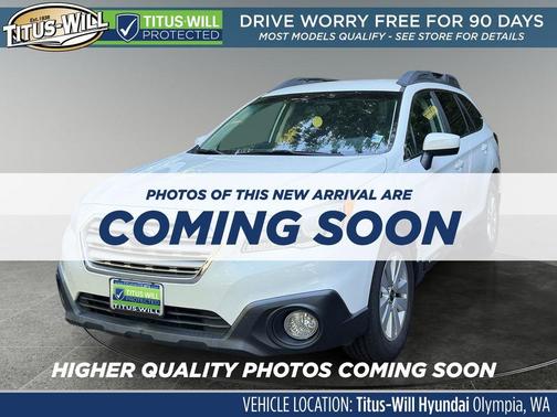 Crystal White Pearl 2017 Subaru Outback 2.5i Premium