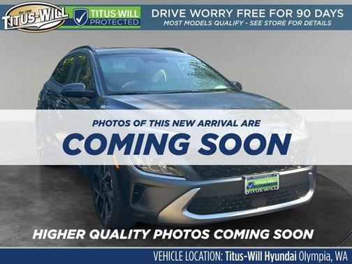 Gray 2023 Hyundai KONA Limited