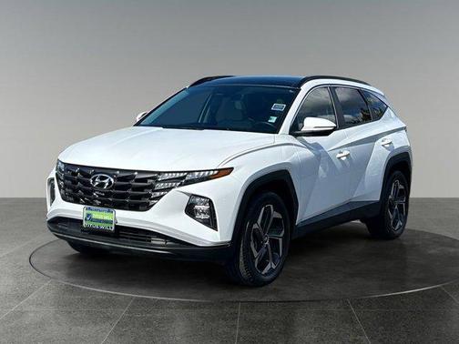 White Pearl 2024 Hyundai TUCSON Hybrid SEL Convenience