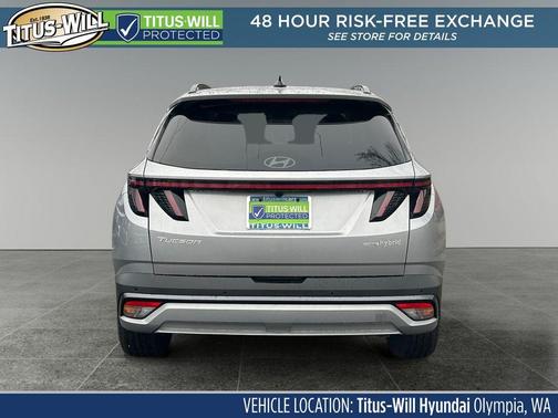 Shimmering Silver 2026 Hyundai TUCSON Hybrid Limited