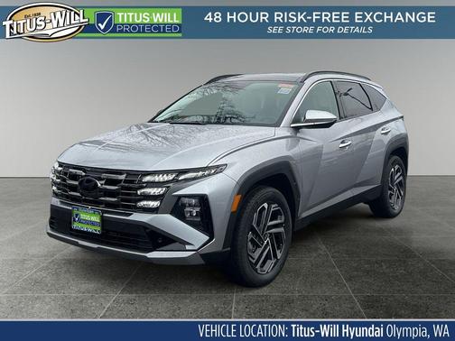 Shimmering Silver 2026 Hyundai TUCSON Hybrid Limited