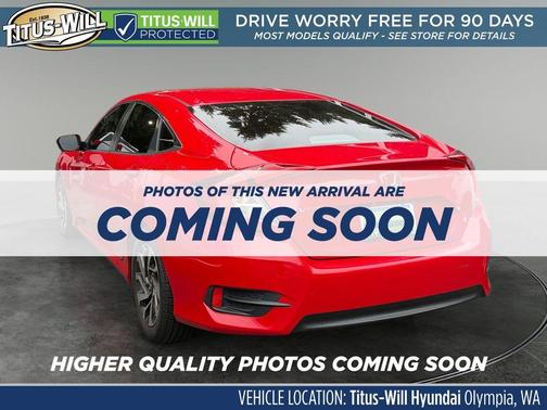 Red 2016 Honda Civic EX