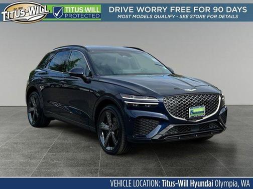 Capri Blue 2025 Genesis GV70 3.5T Sport