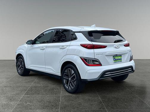 Lunar White 2023 Hyundai KONA EV Limited