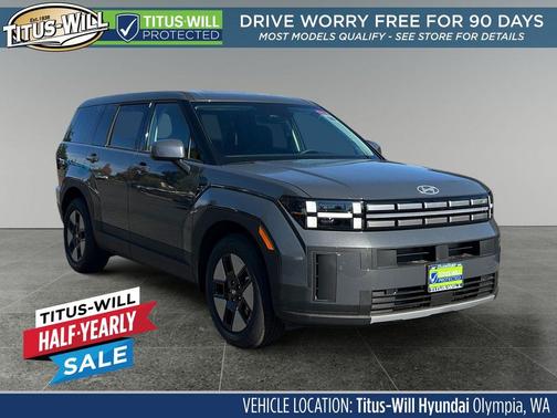 Gray 2026 Hyundai SANTA FE HEV SE