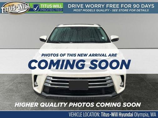 2019 Toyota Highlander Limited Platinum