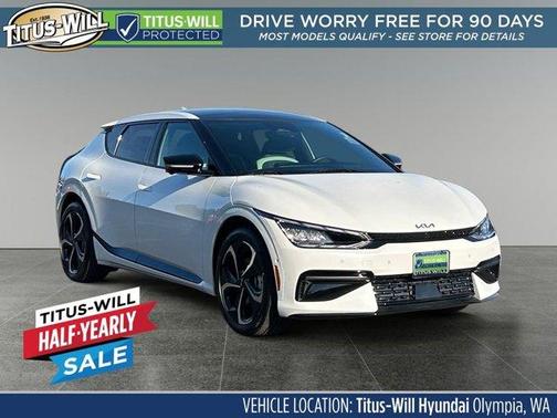 Snow White Pearl 2024 Kia EV6 GT-Line