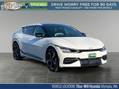 Snow White Pearl 2024 Kia EV6 GT-Line