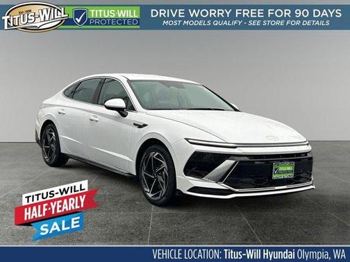 White 2026 Hyundai SONATA SEL Sport