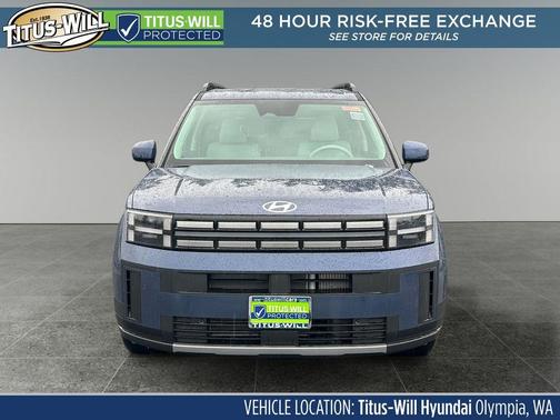 Atlantic Blue 2026 Hyundai SANTA FE HEV SEL