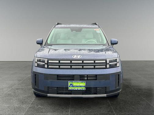 Atlantic Blue 2026 Hyundai SANTA FE HEV SEL