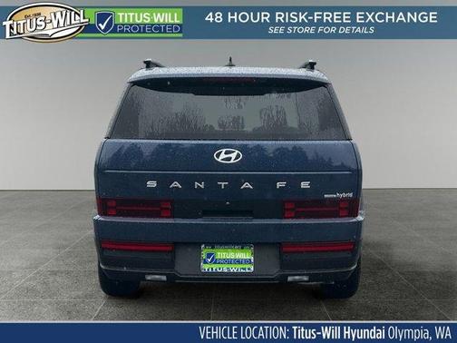 Atlantic Blue 2026 Hyundai SANTA FE HEV SEL